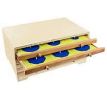 Geometrik Şekiller Çekmeceli Dolap