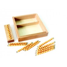 Kutulu Desimal Sistem İçin Boncuk Çubukları