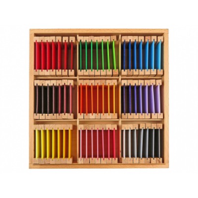 Renk Tablacıkları Üçlü Kutu