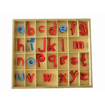 Taşınabilir Ahşap Alfabe Küçük Harfler
