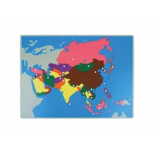 Asya Haritası Yapboz 58,5x45,5x3 Cm