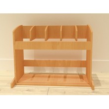 Montessori Halı Standı 5 Li 92,5x29x62 Cm
