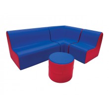 Köşeli Sünger Oturma Grubu 4 Parça